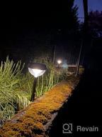 img 1 attached to Linkind Color Changing Solar Pathway Lights, Bright LED Solar Path Lights, Solar Walkway Lights Outdoor Waterproof, Adjustable Height Solar Garden Lights For Yar Dece 8 Pack review by Gavin Ghram