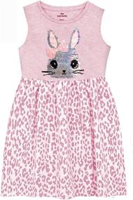 img 4 attached to VIKITA Toddler Girls' Casual Dresses: Stylish and Comfortable Clothing for Little Fashionistas