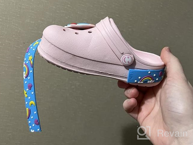 img 1 attached to 🦄 Boys' Pink Unicorn Children Swimming Slippers U621CDLKDDDX01 - Clogs & Mules Shoes review by Jeff Vasquez