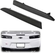 🚗 black smoked lens rear bumper reflector lenses for 2016-up chevrolet camaro, oe-spec lh rh assembly by ijdmtoy logo