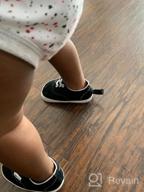 img 1 attached to Adorable BENHERO Baby Canvas Sneakers: Anti-Slip Toddler Shoes in 12 Vibrant Colors, Sizes 0-24 Months review by Johnathan Rothstein