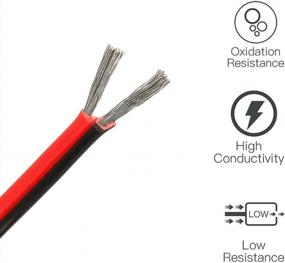 img 3 attached to High-Quality 20 Gauge Electrical Wire For Automotive And Boat Wiring: Brightfour OFC Hookup Wire With 2 Conductors, Red Black Stranded Tinned Copper Wire - 70Ft, 20 AWG