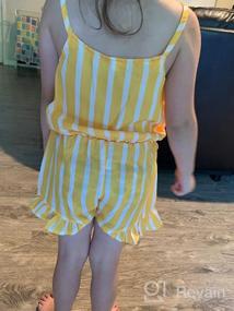 img 6 attached to Madjtlqy Toddler Sleeveless Jumpsuit: Stylish and Comfortable Girls' Clothing for Jumpsuits & Rompers