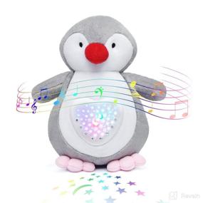 img 4 attached to 🐧 Olele Baby Sleep Soothers: White Noise Sound Machine & Night Light - Penguin Theme