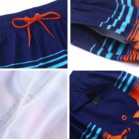 img 1 attached to Men'S Rokka&Rolla Quick Dry Swim Trunks With Mesh Lining | Beach Shorts Bathing Suit