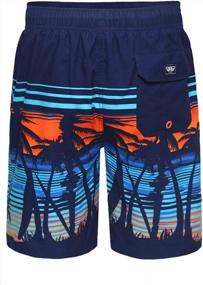 img 3 attached to Men'S Rokka&Rolla Quick Dry Swim Trunks With Mesh Lining | Beach Shorts Bathing Suit