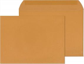 img 4 attached to Check O Matic 9X12 Brown Booklet Open Side Envelopes – Gummed Seal 9 X 12 Inches Mailing Envelope, For Home, Office, Business, Legal Or School - 100 Pack