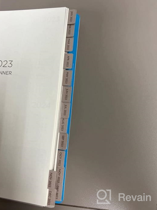 img 1 attached to Blue Teacher And College Planner 2023 - Monthly And Weekly With Tabs - Twin Wire Binding - November 2022 To December 2023 - 6.5"X 8.5 review by Simo Whisperer