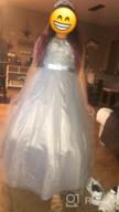 img 1 attached to Enchanting Flower Princess Tulle Formal Pageant Dresses for Girls review by Rosa Hughes