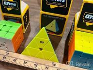 img 1 attached to 6-Pack Speed Cube Set: 2X2 3X3 4X4 Pyramid Skewb Ivy Stickerless Puzzle Cubes - Perfect Christmas/Birthday Gift For Kids, Teens & Adults! review by Matt Sirmons