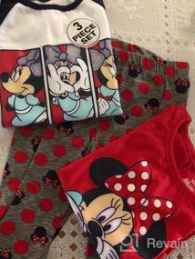 img 6 attached to Disney 3 Piece Mickey Minnie Leggings Girls' Clothing for Leggings