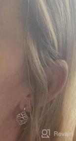 img 5 attached to Sterling Silver Dangle Earrings For Women - WINNICACA Leverback Drop Earrings