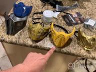 img 1 attached to Resin Mortal Kombat Masks - Halloween Costume Accessories For Scorpion, Smoke, Jade, Sub-Zero, Kabal, And Saibot (Scorpion 2021 A) review by Brian Smith