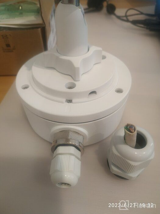 img 2 attached to 📸 Hikvision DS-1280ZJ-XS Network Bullet Camera Junction Box Deep Base - White: Enhanced Stability and Aesthetics review by Hideo Tsuchida ᠌
