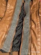 img 1 attached to Winter Motorcycle Leather Jacket for Boys' Clothing and Jackets & Coats review by Chris Pettway