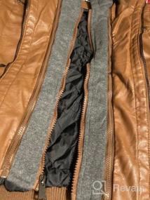 img 8 attached to Winter Motorcycle Leather Jacket for Boys' Clothing and Jackets & Coats