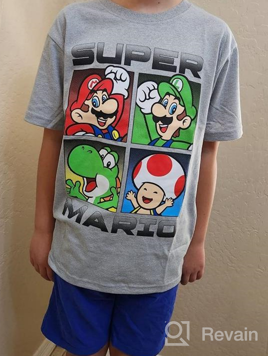 img 1 attached to Bundle Set of 3 Nintendo Super Mario Kart Boys' Short Sleeve T-Shirts review by Luis Nelson