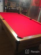 img 1 attached to HaxTON Wool Billiard Pool Felt Cloth - Vibrant Colors For 7/8/9 Ft Pool Tables review by John Wood