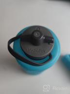 картинка 1 прикреплена к отзыву HydraPak Flux Collapsible Water Bottle For Backpacking (1 Liter) - BPA-Free, Lightweight, Twist-Off Cap - Malibu Blue от Brian Fishel
