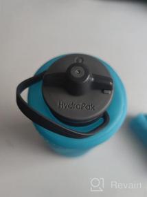 img 6 attached to HydraPak Flux Collapsible Water Bottle For Backpacking (1 Liter) - BPA-Free, Lightweight, Twist-Off Cap - Malibu Blue