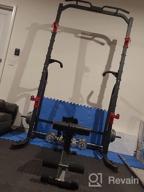 img 1 attached to Maximize Your Home Gym With CDCASA'S Adjustable Power Squat Rack Cage And Multi-Function Power Tower review by Hector Sosa