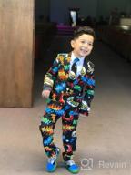 img 1 attached to 🎉 OppoSuits Boys Badaboom Party Suit: Trendy Boys' Clothing for Parties and Celebrations review by Mark Raj