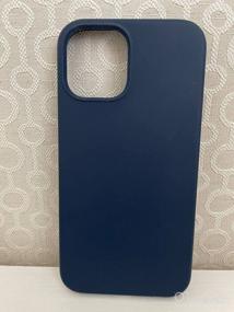 img 6 attached to 📱 elago iPhone 12/12 Pro Case 6.1 inch - Liquid Silicone, Full Body Protection, Blue - Soft Microfiber Lining