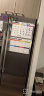 img 1 attached to Get Organized Every Day With Our 3-Piece Magnetic Whiteboard Calendar Set For Fridge - Monthly, Weekly, And Daily Planner With Grocery List, 5 Markers, And Eraser review by Michael Ghosh