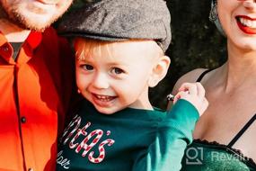 img 6 attached to 👶 JANGOUL Herringbone Newsboy Baby and Toddler Accessories: Hats & Caps for Boys