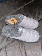 img 1 attached to Cozy Memory Foam House Shoes For Men With Quilt Knitted Design, Plush Fleece Lining, And Indoor-Outdoor Versatility - LongBay Slippers review by Lamont Wilson