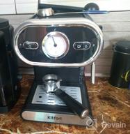 img 1 attached to Rozhkovy coffee maker Kitfort KT-702, black review by Celina Ddzik ᠌