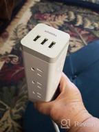 img 1 attached to TESSAN Surge Protector Power Strip With 9 Outlets And 3 USB Ports: The Ultimate Charging Station For Home, Office And Dorm Rooms review by Andre Belitz
