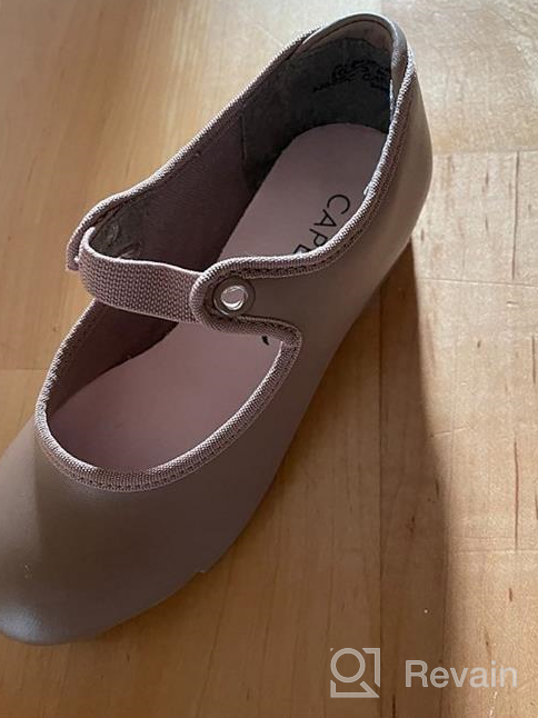 img 1 attached to Capezio Girls 3800 Mary Jane Tap Shoe in Caramel - Size 11.5 M Toddlers review by Jamie Studebaker