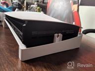 картинка 1 прикреплена к отзыву Горизонтальная подставка OIVO PS5 с вентилятором охлаждения и зарядкой для контроллера - аксессуары для игровой консоли Playstation 5 от Larry Breeze