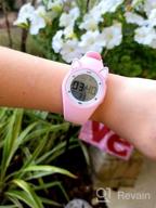 img 1 attached to Kids Watches Digital Sport Watch For Girls Boys, Fitness Tracker With Alarm Clock, Stopwatch, No App Waterproof Watches For Teens Students Ages 5-12 review by Seth Gibbons