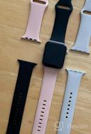 img 1 attached to 45Mm 41Mm 40Mm 38Mm 44Mm 42Mm 49Mm Compatible Silicone Sport Bands For Apple Watch Series 8 7 6 5 4 3 2 1 SE, Maledan 6 Pack Breathable Strap Design Women Men Ultra IWatch Band review by Jose Pacyga