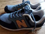 img 1 attached to 574 V1 Winter Suede Lace-up Sneaker for Kids by New Balance review by David Perez