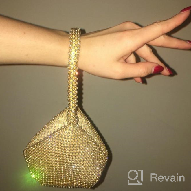 img 1 attached to Women Silver Evening Bag Clutch Purse Rhinestones Bags For Party Cocktail Wedding 6.0Inch Android IOS Phones review by Christian Bar