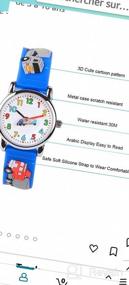 img 5 attached to Venhoo Kids 3D Cartoon Dinosaur Watch - Waterproof Silicone Wristwatch for Boys and Girls Ages 3-10