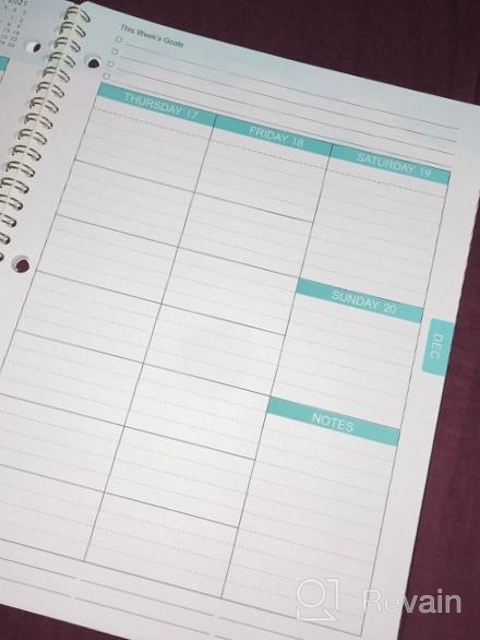 img 1 attached to Stay Organized With A 2023 Planner: Twin-Wire Binding, Thick Paper, And Weekly & Monthly Views From January To December - Ideal For Home, School, And Office review by Piyush Ventura