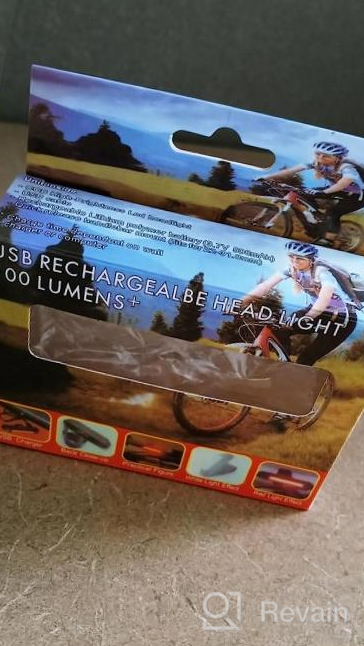 img 1 attached to Stay Safe And Visible Anytime With GPMTER Ultra Bright USB Rechargeable Bike Tail Light - Perfect For Road And Mountain Bikes review by Steven Wood