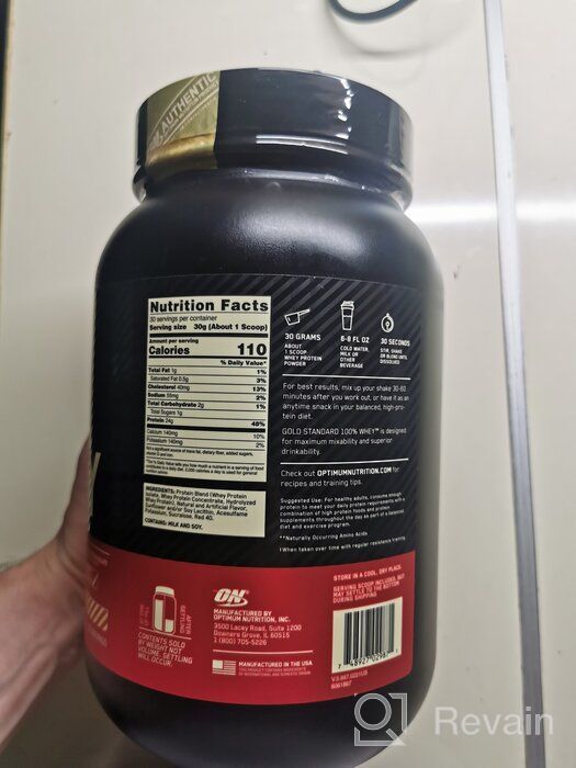 img 3 attached to Optimum Nutrition's Vanilla Ice Cream Gold Standard Whey Protein Powder, 2lb - May Vary in Packaging review by Amrit Barla ᠌