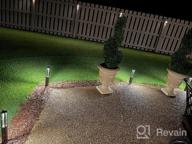 img 1 attached to Enhance Your Outdoor Space: 12-Pack Low Voltage Landscape Lights With Unique LED Effects And 172LM, 3000K Warm White review by George Cochran