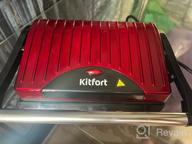 img 1 attached to Sandwich maker Kitfort KT-1609 Panini Maker, red review by Edyta Potrzebowska ᠌