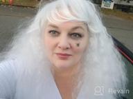 картинка 1 прикреплена к отзыву Synthetic Hair Oblique Bangs Wig For Women - Fluffy Short Curly Cosplay Costume Halloween Z079M With Cap от Nick Santos