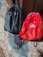 img 1 attached to 24 Bulk Drawstring Backpacks In 12 Colors - GoodtoU Cinch Bags For All Occasions! review by Paul Ziegler