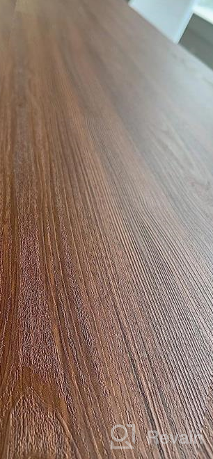 img 1 attached to VEELIKE Wood Wallpaper Peel And Stick Removable Waterproof Wood Grain Contact Paper Self Adhesive Faux Wood Wallpaper Vinyl Wrap For Cabinets Countertops Furniture Bookcase Shelves Drawer 15.7''X354'' review by Kyle Hong