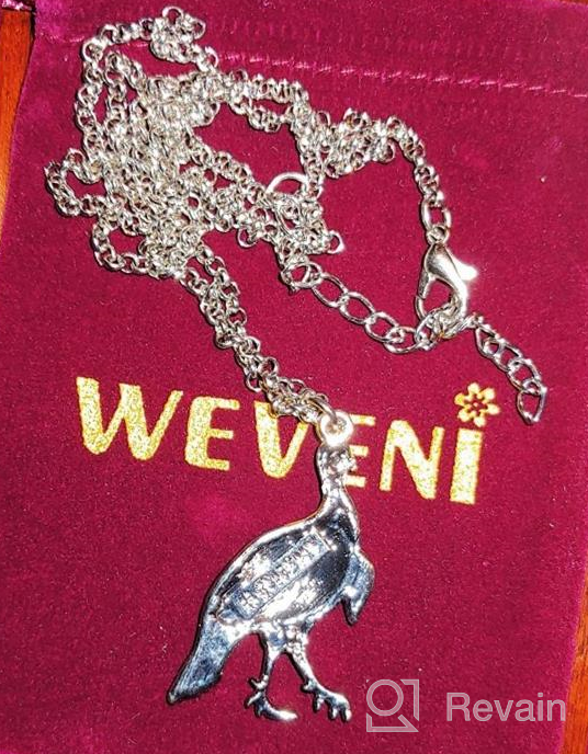 img 1 attached to WEVENI Enamel Alloy Thanksgiving Turkey Necklace: Stylish Chicken Pendant Charms for Women & Girls review by Profit Gilley
