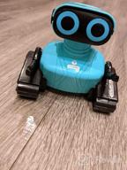 img 1 attached to GILOBABY Remote Control Robot Toy - Flexible Head & Arms, Music, LED Eyes - Birthday Gifts For Boys Girls Age 5-7 (Blue) review by Nick Walker