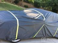 img 1 attached to Kayme All Weather Waterproof Car Cover With Lock And Zipper For Ford, VW, Mazda Hatchbacks (Up To 177 Inch) review by Dan Toliver